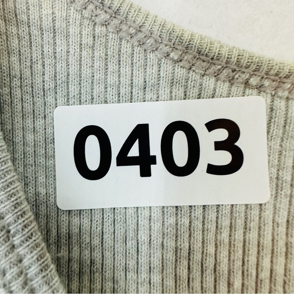 Ralph Lauren Midi Dress Sleeveless Size M Gray 100% Cotton - Picture 12 of 12